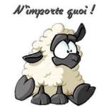 mouton dessiné désabusé