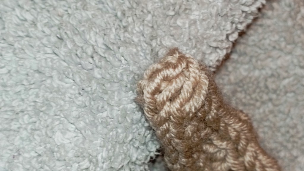 grafting à la fin de la Sophie's scarf