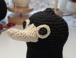 tête de niffleur au crochet amigurumi