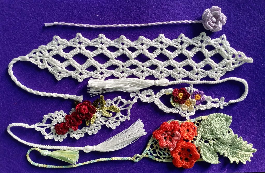 Marque-page crocheté