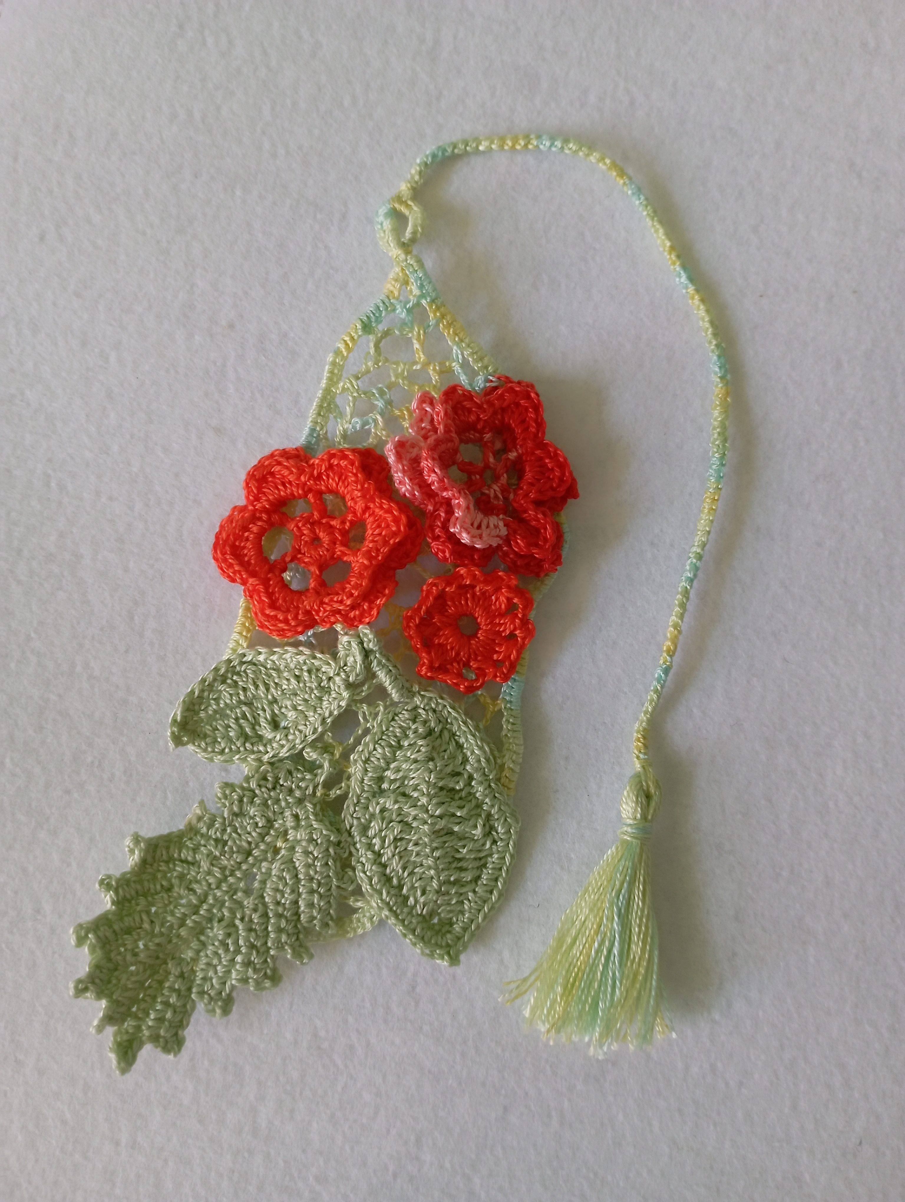 marque page crochet irlandais