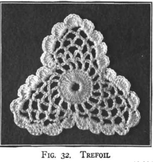 Crochet Irlandais :&nbsp;Trefoil.
