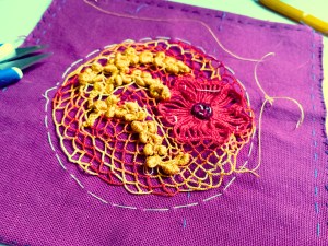 fin du maillage de fond Danse avec les Blés