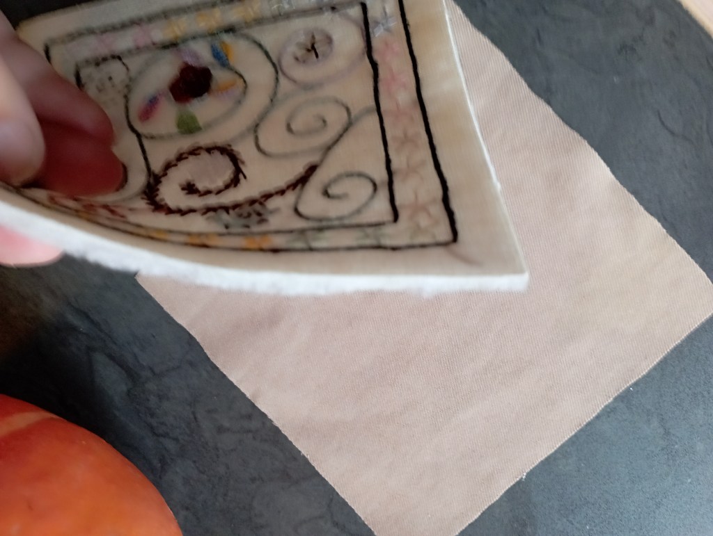 vlieseline du coussin d'épingles thermocollés