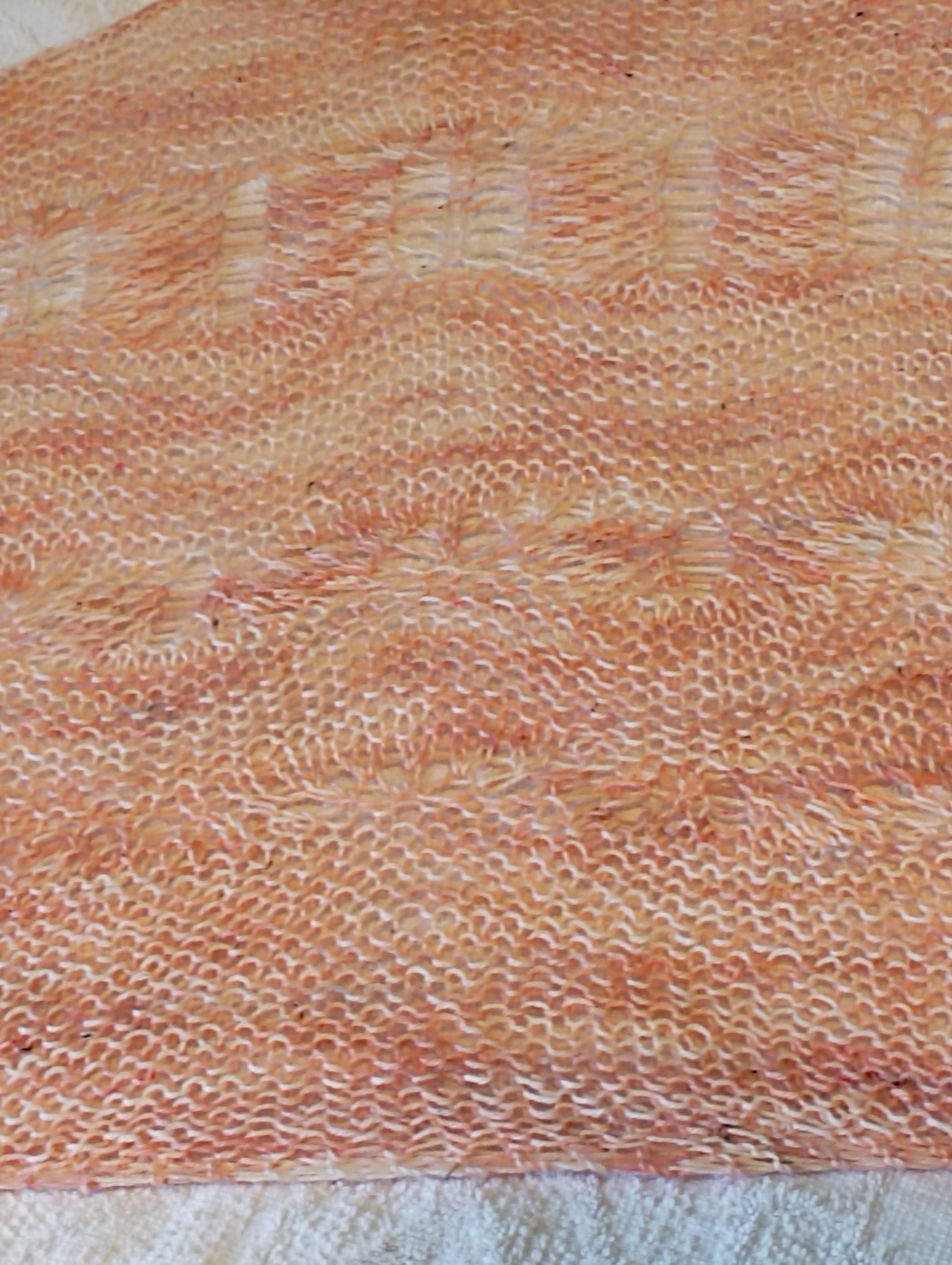 détail 2 du châle One Love