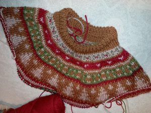 KAL Little Christmas - séparation corps/manches